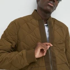 Ανδρικά Κοντά μπουφάν Μπουφάν Lee πράσινο,