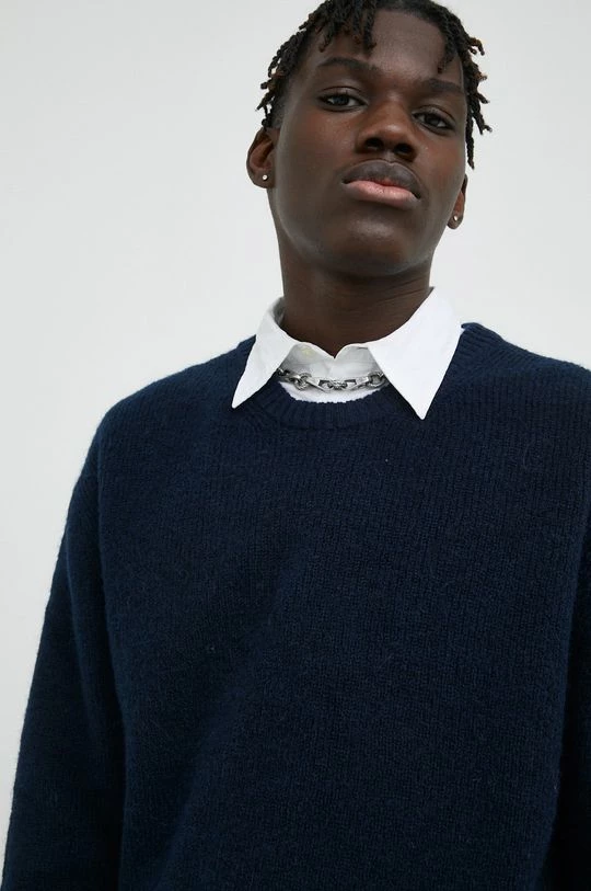 Ανδρικά Χωρίς φερμουάρ Πουλόβερ με προσθήκη μαλλιού Lee χρώμα: ναυτικό μπλε, 6 Ανδρικά Χωρίς φερμουάρ Πουλόβερ με προσθήκη μαλλιού Lee χρώμα: ναυτικό μπλε, - Image 4