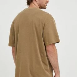 Ανδρικά Μπλουζάκια Βαμβακερό μπλουζάκι Lee καφέ -Lee Κατάστημα unnamed file 970