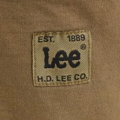 Ανδρικά Μπλουζάκια Βαμβακερό μπλουζάκι Lee καφέ -Lee Κατάστημα unnamed file 972