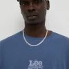 Ανδρικά Μπλουζάκια Βαμβακερό μπλουζάκι Lee μπλε -Lee Κατάστημα unnamed file 988