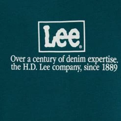 Ανδρικά Μπλουζάκια Βαμβακερό μπλουζάκι Lee πράσινο -Lee Κατάστημα unnamed file 998